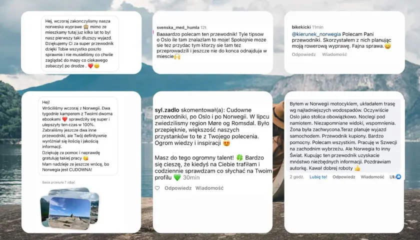 Opinie o przewodniku po Norwegii. Użytkownicy chwalą go za pomoc w planowaniu podróży, bogactwo informacji i inspiracje.