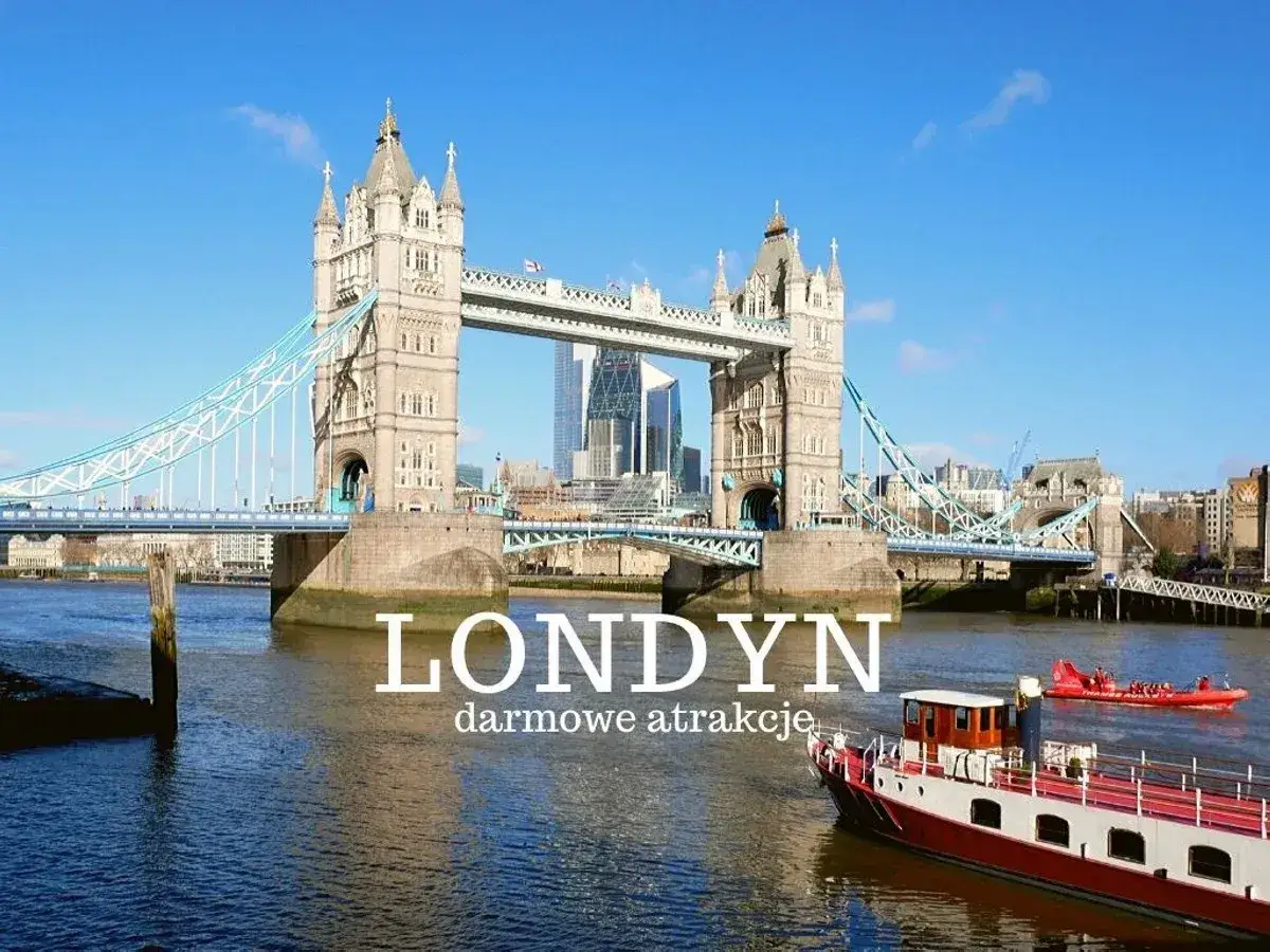 Tower Bridge w Londynie, idealne miejsce na zwiedzanie darmowych atrakcji i muze&oacute;w w Londynie.